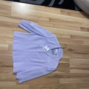 Casual Corner Annex Lilac Suit Top